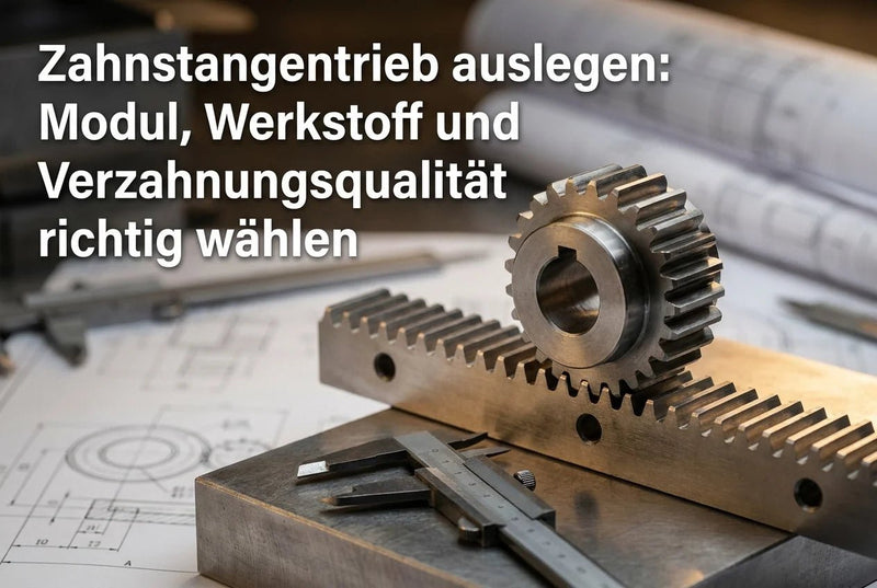 Zahnstangentrieb auslegen: Modul, Werkstoff und Verzahnungsqualität richtig wählen - WSP Präzision