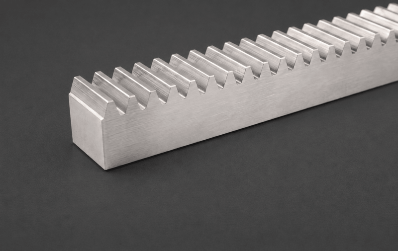 Zahnstange Edelstahl 1.4305 Modul 2,5 – 25×25 mm – 1000 mm – Qualität 9 - WSP Präzision