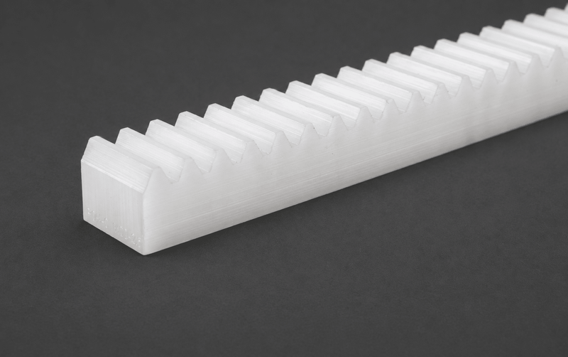 Zahnstange POM Modul 2,5 – 25×25 mm – 1000 mm – Qualität 8 - WSP Präzision